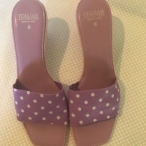 Italian Shoemakers Lavender Sandals